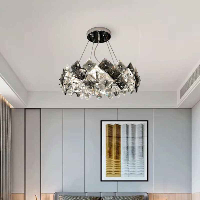 Люстра підвісна Rombs E14x8 D-57cm Chrome 250642-100005120