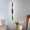 Настінний світильник Line and wave 4000K L600 Led 5W / L800 Led 7W / L1000 Led 10W Black 240618-100003356