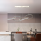 Люстра Rings wavy L-100cm 56W Chrome 250580-100004765