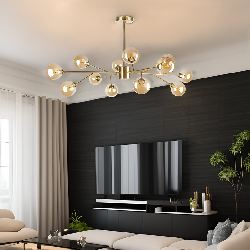 Люстра Berries G9х12 D-105cm Bronza + Brown 250431-100004561