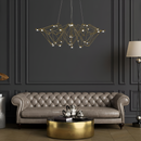 Люстра Rain L-80cm LED 16W Gold 250518-100004871