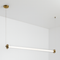 Люстра підвісна золота видовжена L-100 cm Led 14W Gold Luxe Line 250931-100006166