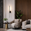 Бра лінійні білі/чорні з вимикачем на корпусі  H-74,5 cm Led 12W 3000К Pipe line turn 211126-100000528