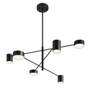 Люстра чорна D-80 cm Led Black Satellite 260922-100008904