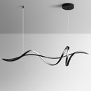 Люстра чорна видовжена L- 120 cm W-28 cm Led 115W Black Line Wave 251088-100006354