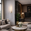 Бра лінійні білі/чорні з вимикачем на корпусі  H-74,5 cm Led 12W 3000К Pipe line turn 211126-100000528