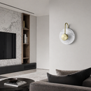 Бра біле / чорне White D-20 / 25 см / Black D-20 см 4000K Malaga Marble 230918-100002545