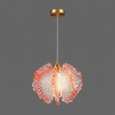 Підвісний світильник золотий з декоративним рожевим плафоном D - 20 cm Led 6W Gold+Pink Flower 260622-100008057