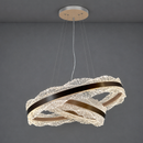Люстра кавова на 2 кільця D-60+40 cm Led 200W Coffee Lace 260588-100007954