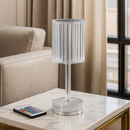 Настільна лампа акумуляторна з прозорим плафоном та пультом H-25 cm Led Crystal Tube RGB 251131-100006545