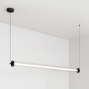 Люстра підвісна чорна видовжена L-100 cm Led 14W Black Luxe Line 250931-100006167