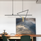 Люстра підвісна Geometry L-120cm 32W 4000K Black 250618-100005060