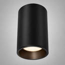 Точковий світильник накладний чорний H-10,5 cm D-6,5 cm GU10 Black Tuba Will 260995-100008790