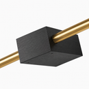 Бра золоте з чорним кріпленням H-92 cm Led 10W Gold Gala 260728-100008407