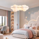 Люстра біла підвісна у вигляді хмаринки L - 55 cm / 68 cm / 80 cm / 120 cm Led 60W - 170W White Cloud 260858-100008727