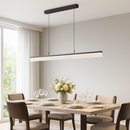 Люстра чорна підвісна видовжена L-130 cm Led 144W Black Ice Line 251022-100006360