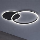 Світильник стельовий чорний світлодіодний L - 55 cm Led 40W Black Rings 260140-100007026