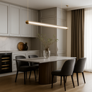 Люстра підвісна золота видовжена L-100 cm Led 14W Gold Luxe Line 250931-100006166