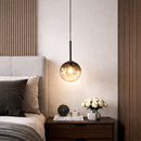 Світильник чорний хром з графітовим градієнтним плафоном E27 D-20 / 25 / 30 cm Smokey greyglass 260118-100007148