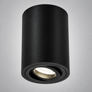 Точковий світильник накладний чорний H-11,5 cm D-8,5 cm GU10 Black Tuba Ted 260995-100008791