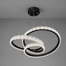 Люстра чорна світлодіодна D-46 cm Led 100W Black knot 260588-100007956
