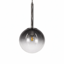 Світильник чорний хром з графітовим градієнтним плафоном E27 D-20 / 25 / 30 cm Smokey greyglass 260118-100007148