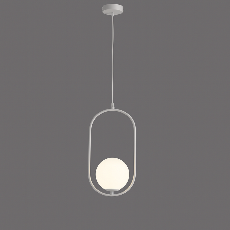 Підвісний світильник білий H-50 cm E14 Faro Bollo White E14 250863-100005830