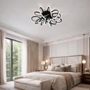 Люстра чорна стельова світлодіодна D-55 cm Led 192W Black Spider 260119-100007149