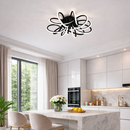 Люстра чорна стельова світлодіодна D-55 cm Led 192W Black Spider 260119-100007149