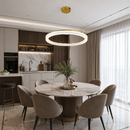 Люстра золота світлодіодна D-60 cm Led 100W Gold Ice 260588-100007955