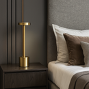 Настільна лампа золота акумуляторна H-34 cm Led 7W Gold Hermes 251188-100006553