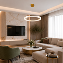 Люстра золота світлодіодна D-60 cm Led 100W Gold Ice 260588-100007955