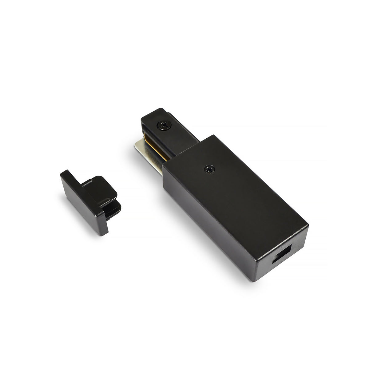 Комплект конектор 1-фазний + заглушка чорний Black 250654-100005260