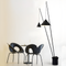 Торшер Cylinder H-230cm E27x2 Black 250558-100004755
