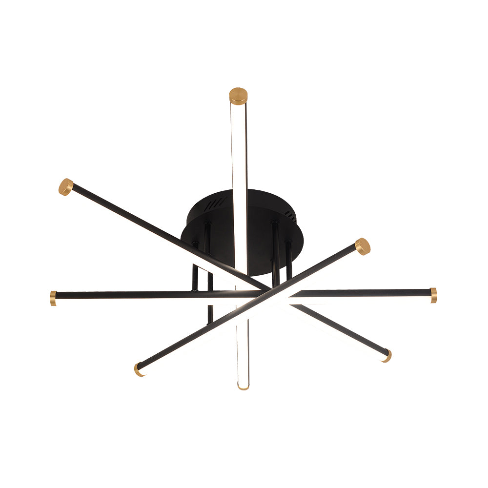 Стельова люстра чорна L-80 cm Led 80W 3000K-5000K Black Star 260260-100007381