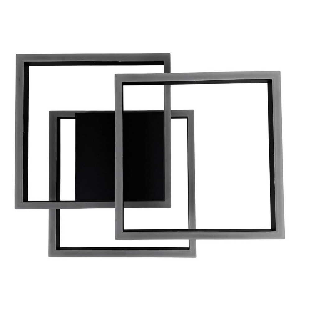 Стельова люстра чорна L-50 cm Led 100W 3000K-6000K Black Square 260260-100007378