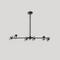 Люстра Spoon 6 L-96 см GU10*6 Black + Chrome 250419-100004429