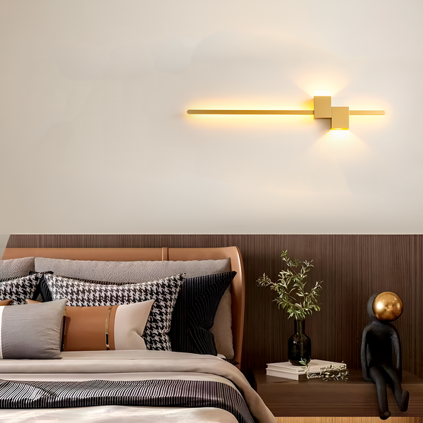 Настінний світильник Line square H-80cm Gold 250491-100004439