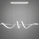 Люстра біла Хвиля L-100 см / L-120 см Gemo Wave Curly White 260418-100007828