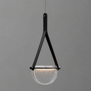 Світильник підвісний чорний з дичастим склом H-80 cm W-30 cm Led Black Drop hang 260822-100008576