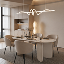 Люстра біла Хвиля L-100 см / L-120 см Gemo Wave Curly White 260418-100007828