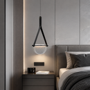 Світильник підвісний чорний з дичастим склом H-80 cm W-30 cm Led Black Drop hang 260822-100008576