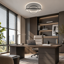 Люстра стельова чорно-біла H-20 cm D-50 cm Led 83W Black+White Circle Way 260918-100008796