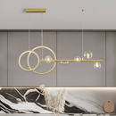 Люстра Geometry Style L-90 cm Gold + Clear 250488-100004490