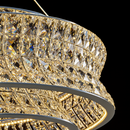 Люстра видовжена підвісна з кришталевим плафоном Led 120W  Chrome Premium Crystal Long 250617-100005084