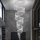 Каскадна люстра срібна D-80 cm Led 235W 4000K Chrome Cascade Imitation Bubbles 260222-100007374