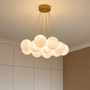 Підвісна люстра золота на 13 ламп D-60 cm E27x13 Gold + White Pumpo bubbles 250218-100004210