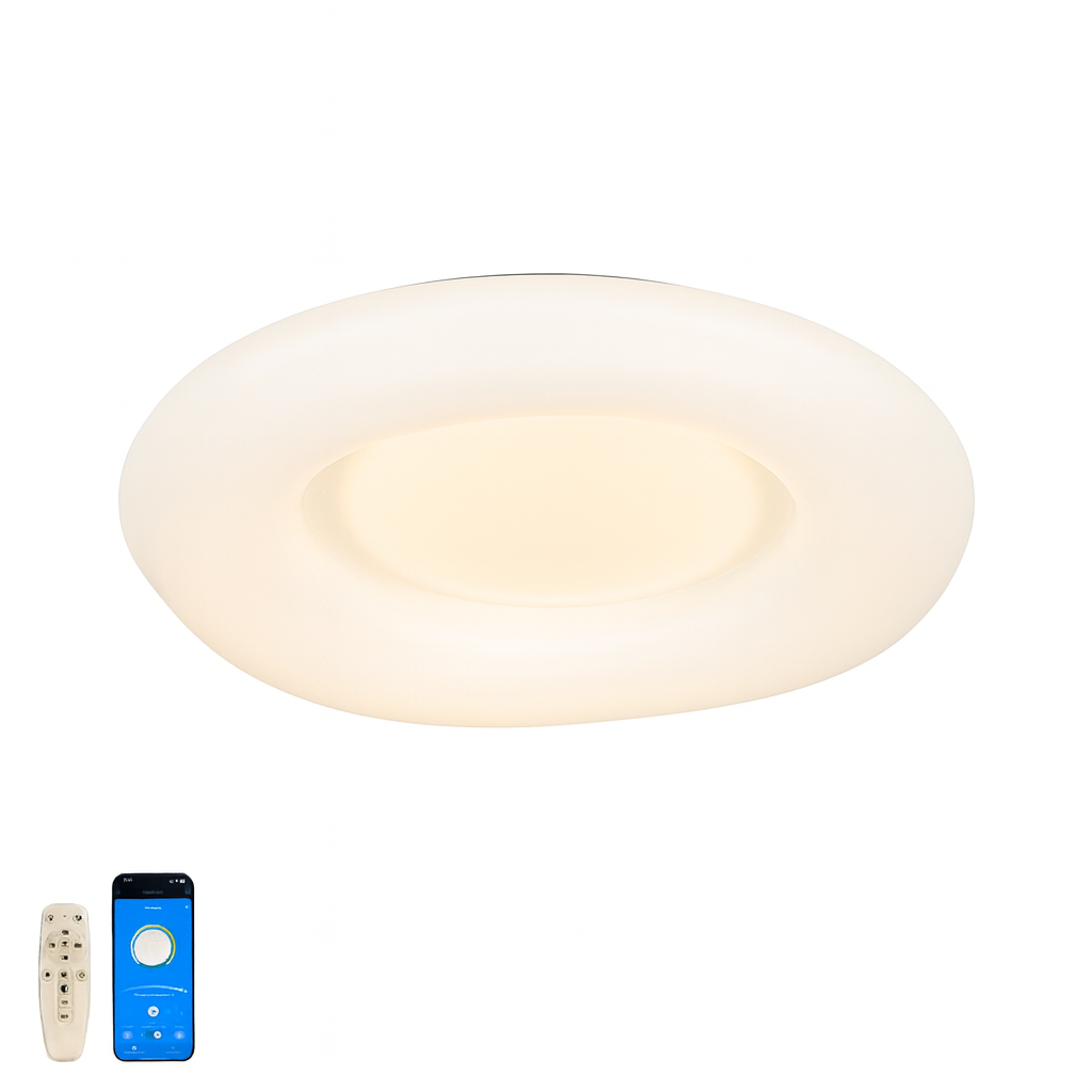 Світильник стельовий білий світлодіодний D-30cm /45 cm / 55 cm Led 30W / 48W / 64W White Air Donut 251031-100006209
