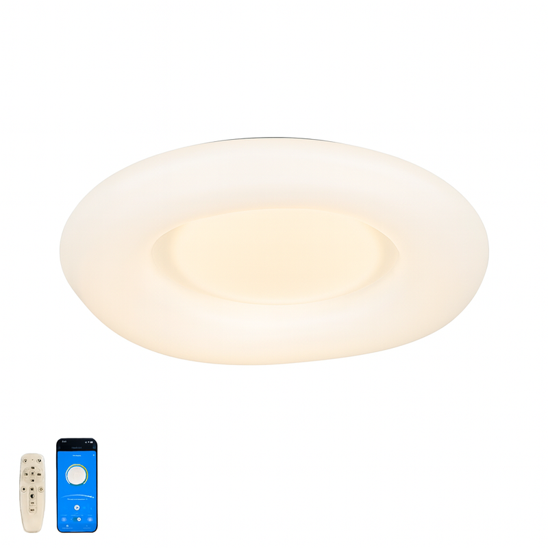 Світильник стельовий білий світлодіодний D-30cm /45 cm / 55 cm Led 30W / 48W / 64W White Air Donut 251031-100006209