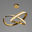 Люстра золота підвісна світлодіодна D-57 cm Led 120W Gold knot 260588-100007960
